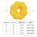 Adjustable Pet Recovery Collar Sunflower Design