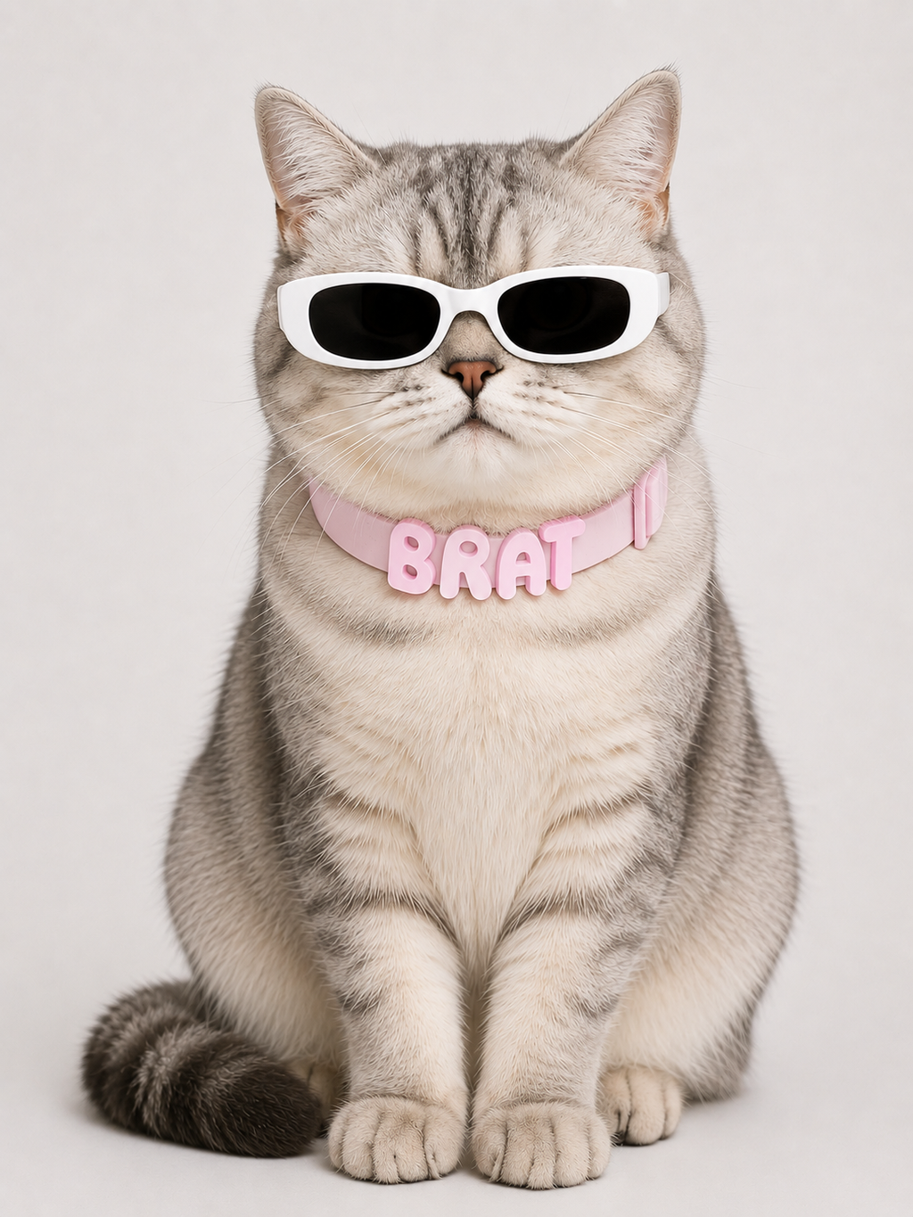 Silicone Pet Collar with Alphabet Letters