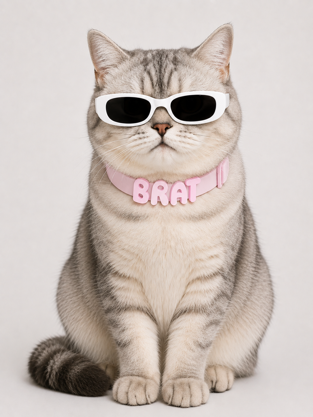 Silicone Pet Collar with Alphabet Letters