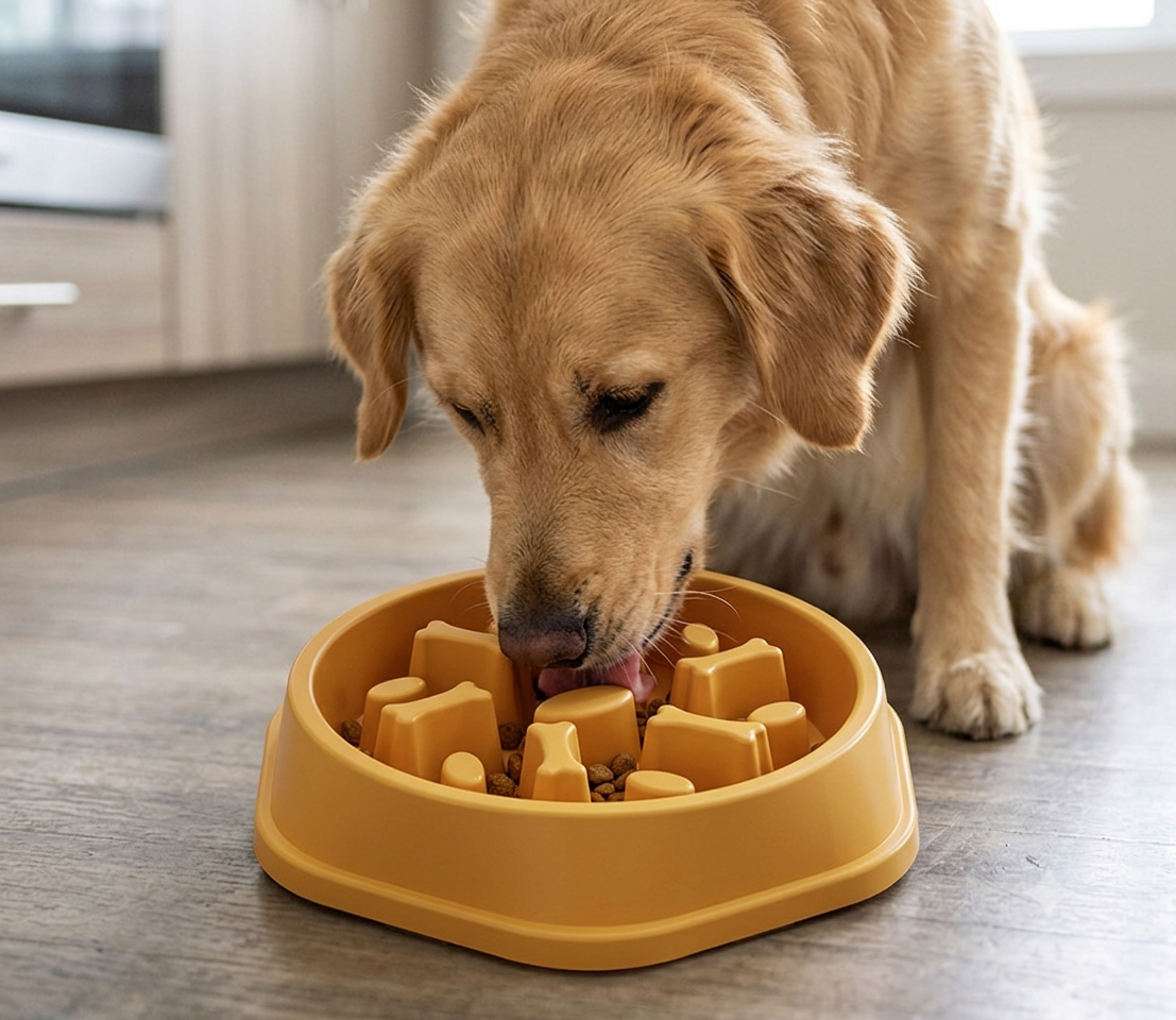 Pet Slow-Feeding Bowl
