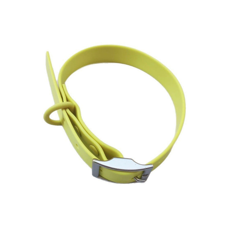 Silicone Pet Collar with Alphabet Letters