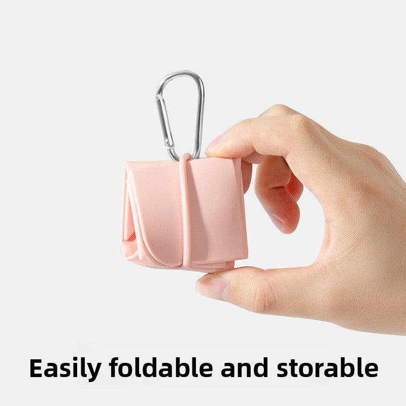 Foldable Silicone Pet Bowl for Outdoor Use