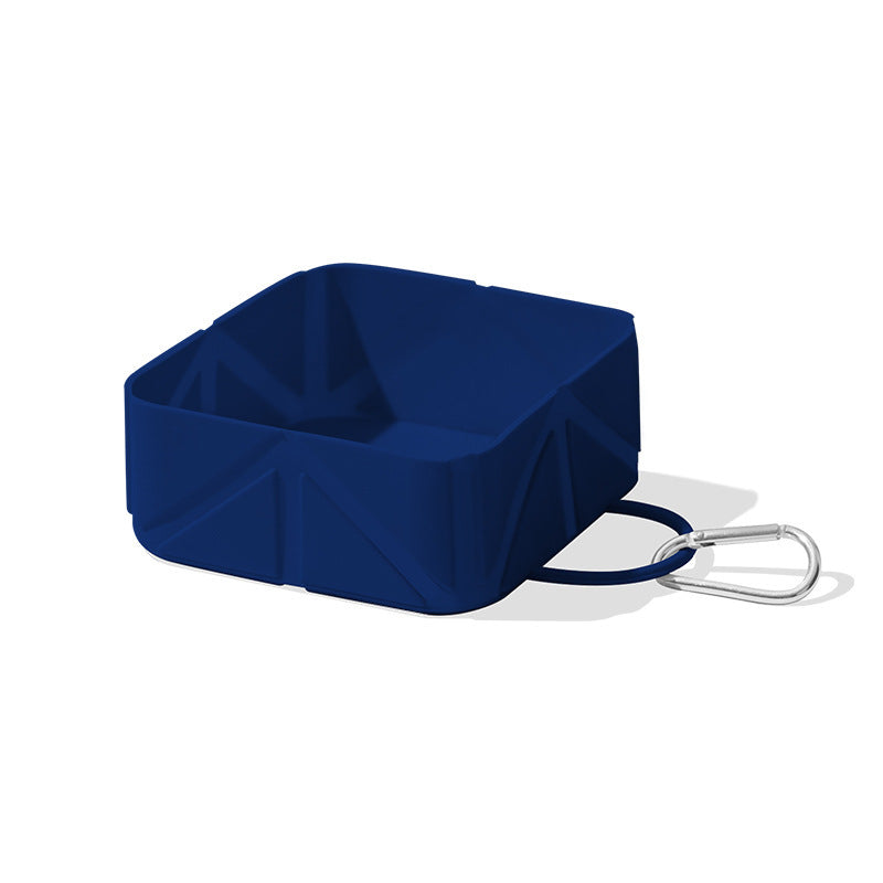 Foldable Silicone Pet Bowl for Outdoor Use